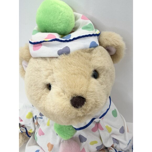 Vintage Commonwealth Clown Bear 1994 Bright Colors Soft Toy Plush 20” With Tags - Picture 2 of 10